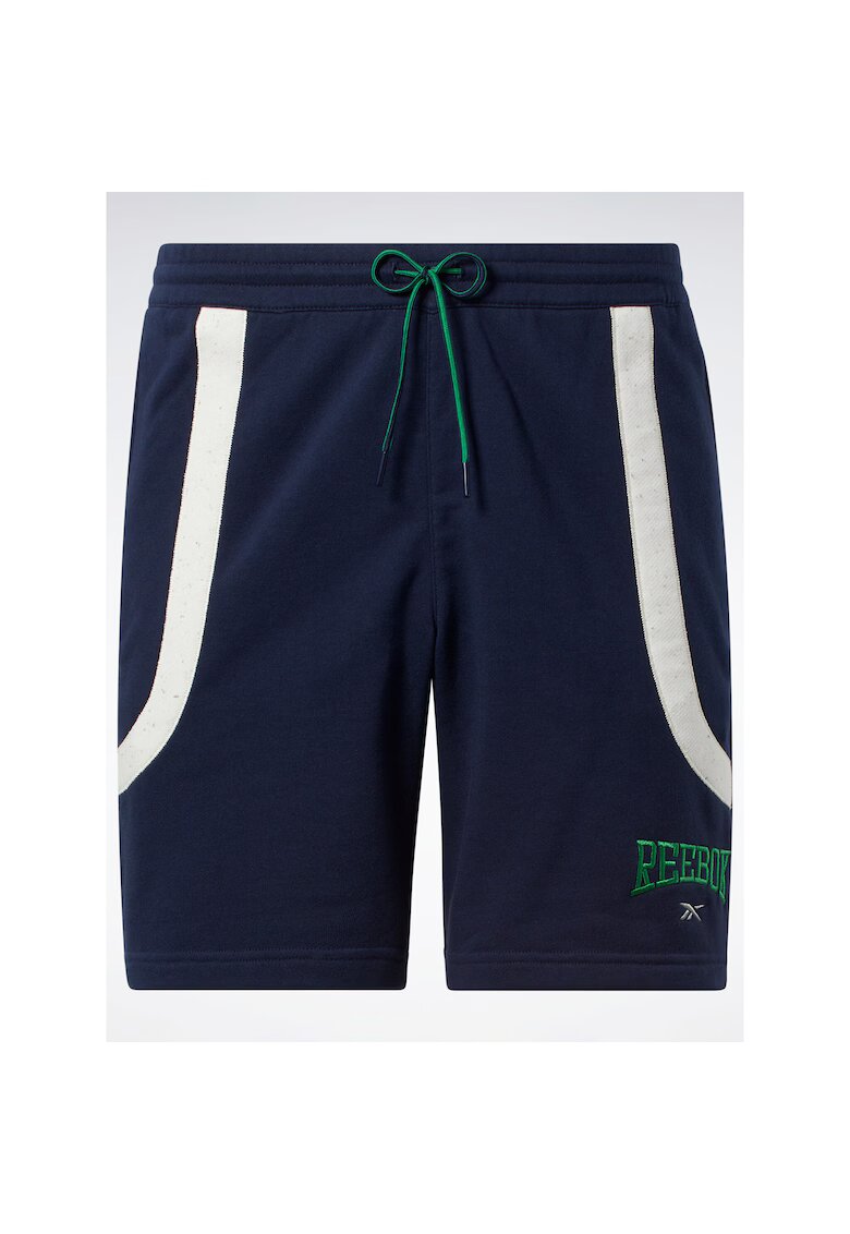 Reebok Pantaloni scurti sport barbati - 301508847 - Bumbac - Albastru