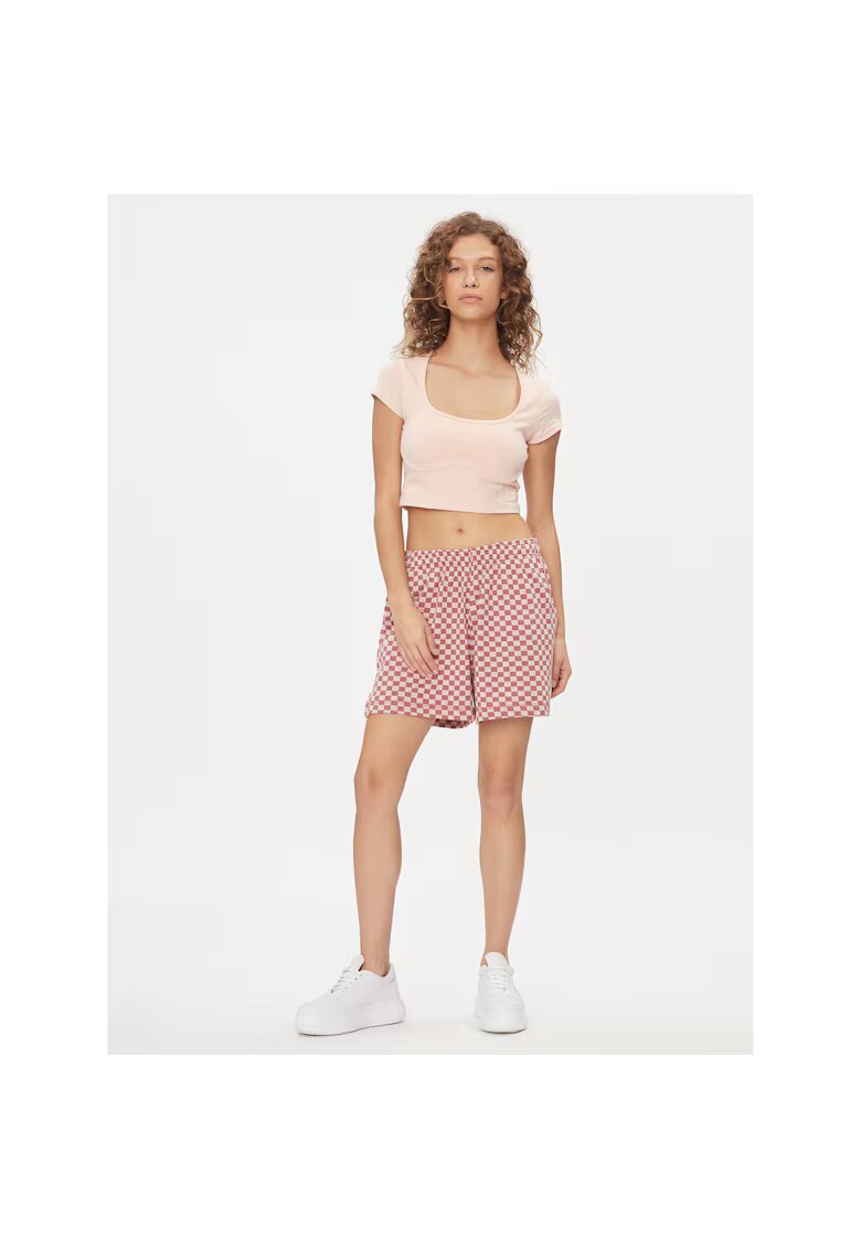 Reebok Pantaloni scurti sport dama - 302533824 - Bumbac - Roz