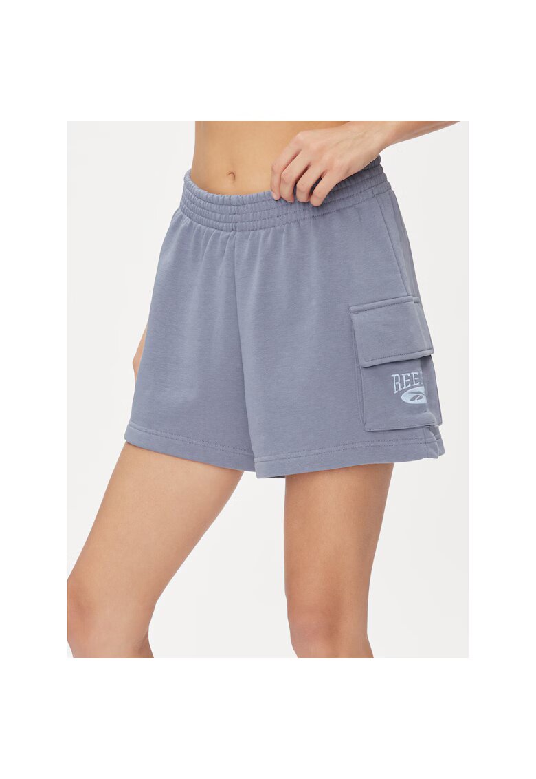 Reebok Pantaloni scurti sport dama - 302534050 - Bumbac - Albastru