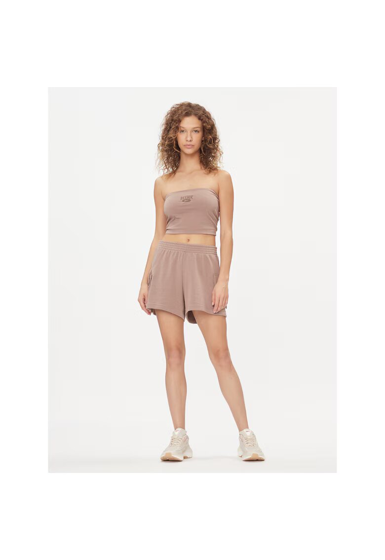 Reebok Pantaloni scurti sport dama - 302536184 - Bumbac - Bej