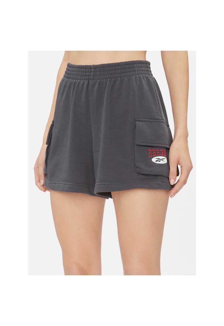 Reebok Pantaloni scurti sport dama - 302536221 - Bumbac - Gri