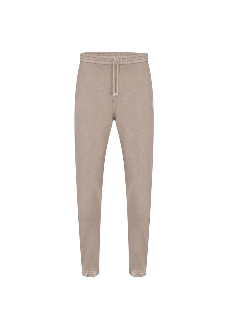 Reebok Pantaloni sport barbati HT8197 - Maro - Bumbac -
