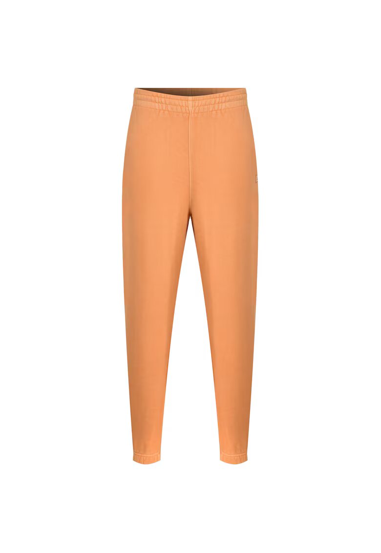 Reebok Pantaloni sport dama CL RBK ND PANT HS0375 - portocaliu - bumbac - talie elastica cu snur - buzunare laterale