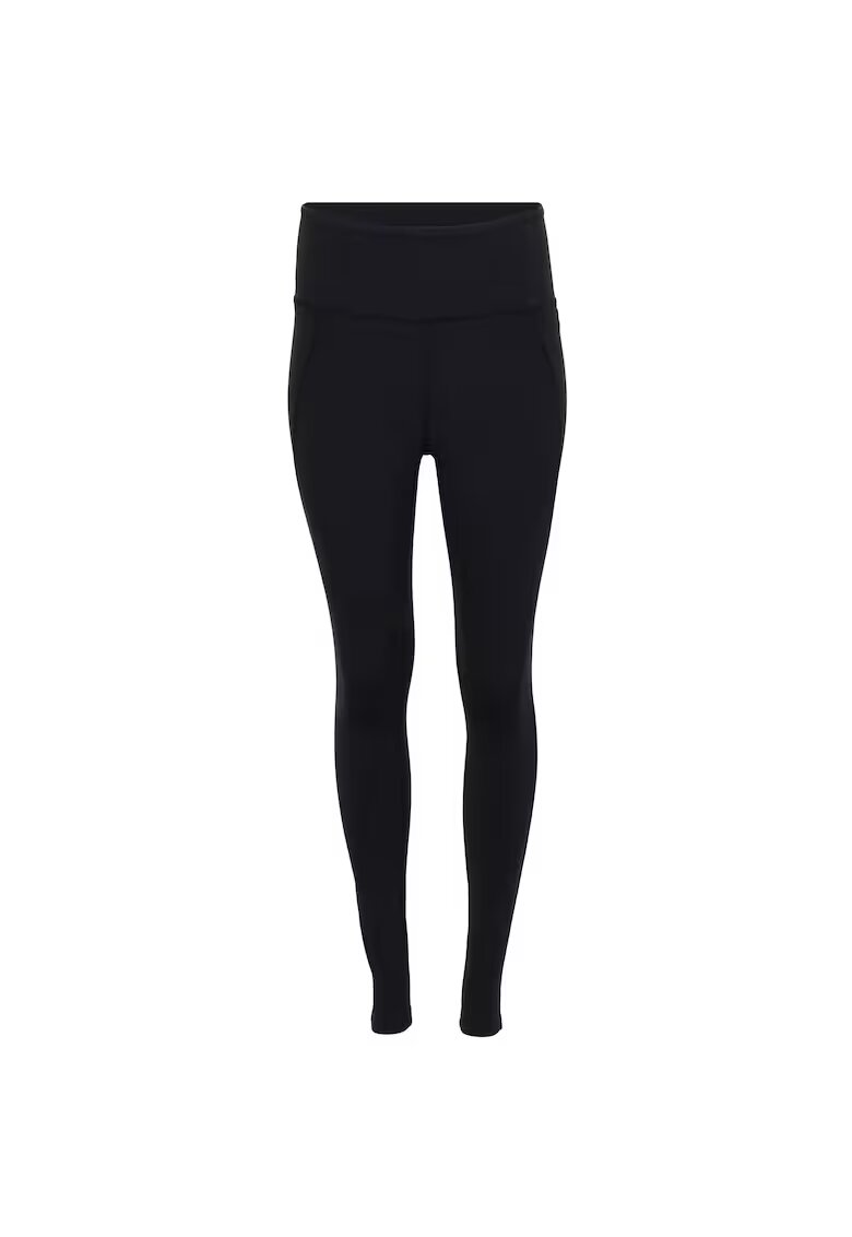 Reebok Pantaloni sport dama - colanti lux - negru - material elastic
