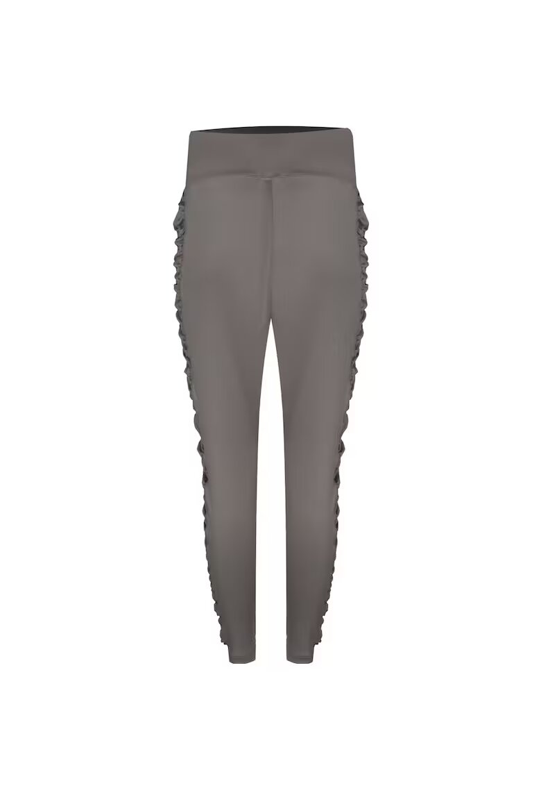 Reebok Pantaloni sport dama HB6428 - Poliester/Elastan - Bej -