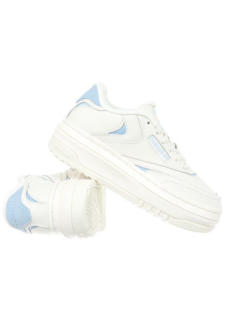 Reebok Pantofi sport dama Club C Extra - alb - piele naturala si material sintetic - inchidere la shireturi - talpa de cauciuc