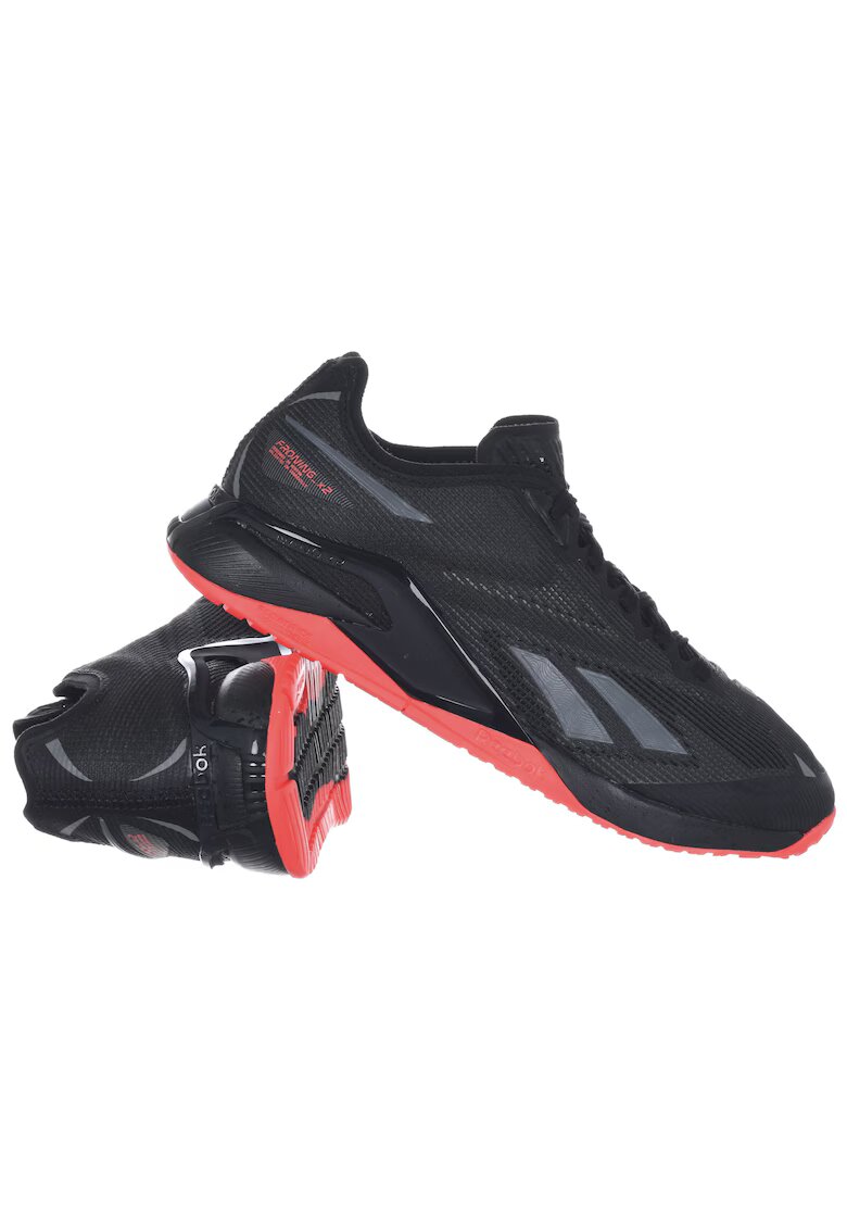 Reebok Pantofi sport dama ID6749 - Negru/Coral - Textil -
