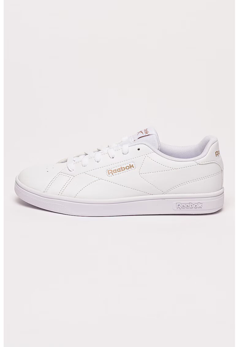 Reebok Pantofi sport din piele ecologica Court Clean - Alb