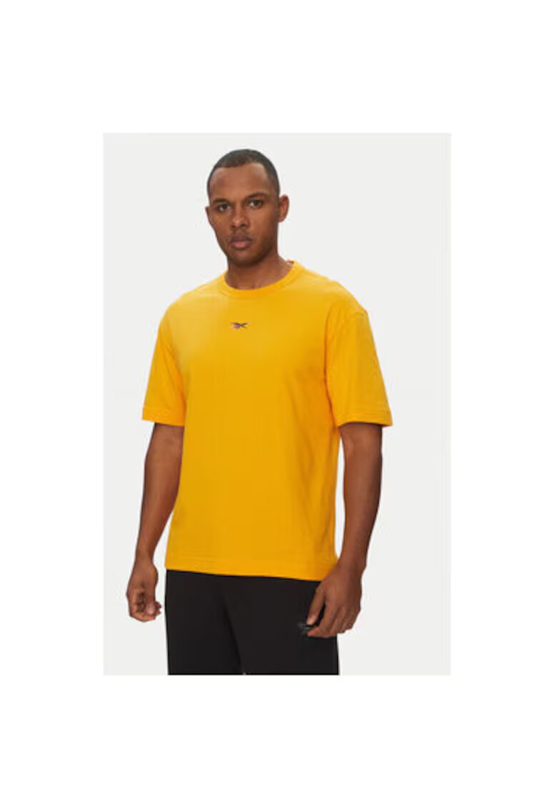 Reebok Tricou barbati 100214894 - Bumbac - Portocaliu - Portocaliu