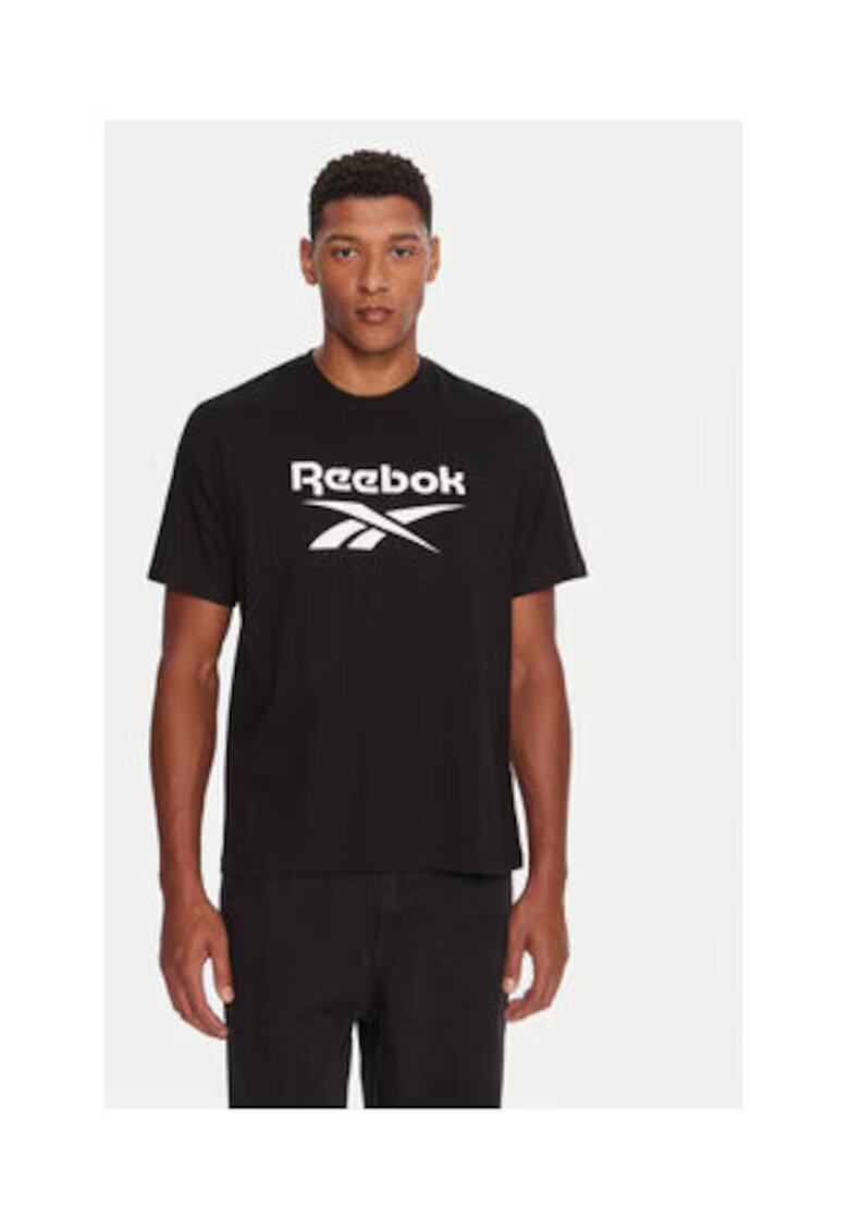 Reebok Tricou barbati - negru - 100% bumbac - 65985 - Negru
