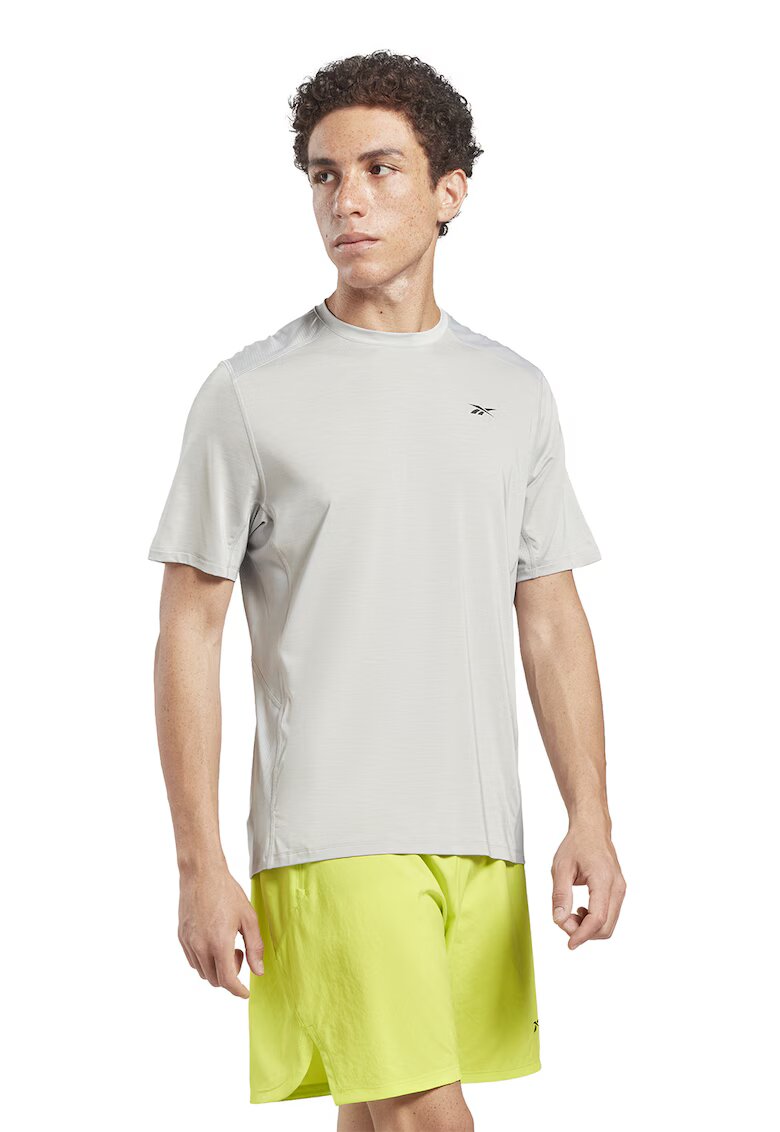 Reebok Tricou cu logo - pentru antrenament - Gri deschis