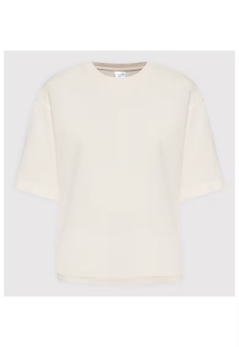 Reebok Tricou dama - 300002124 - Bumbac - Bej - Bej