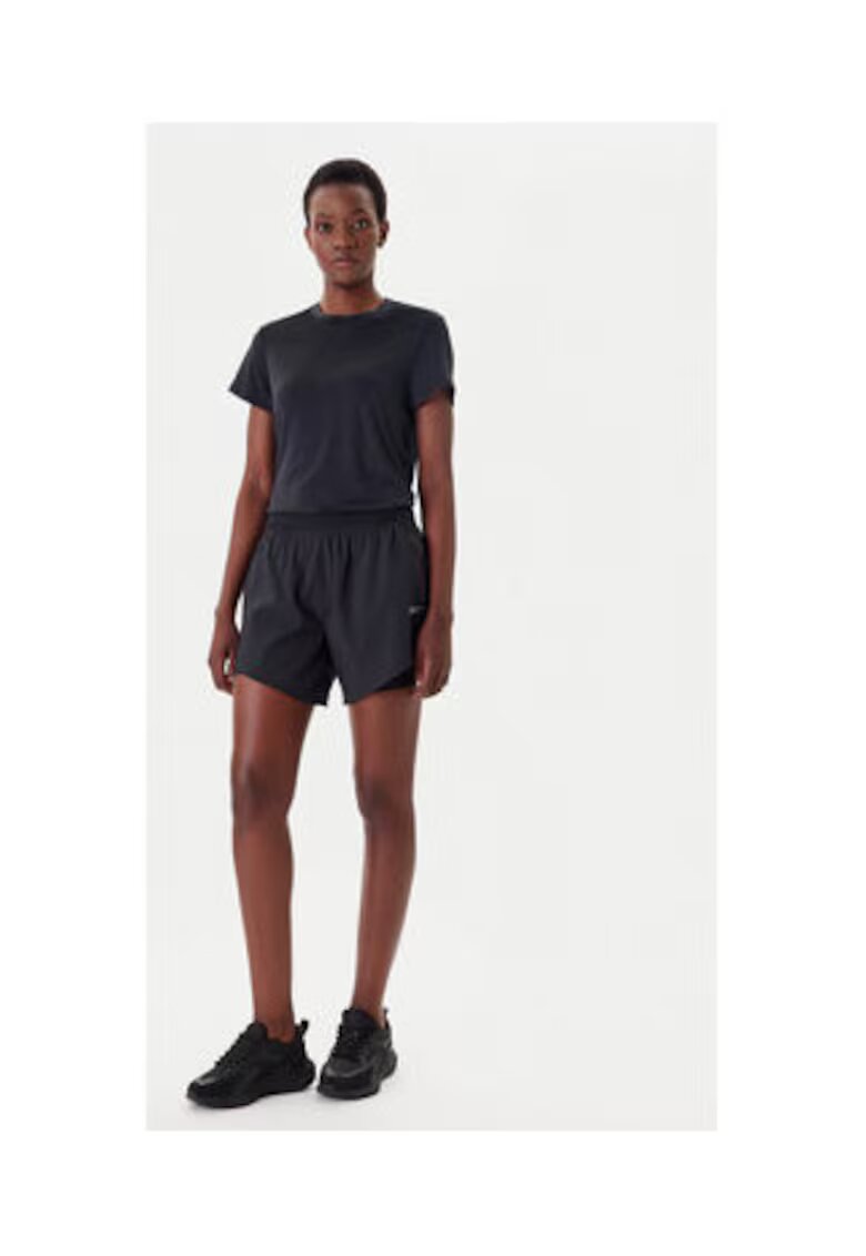 Reebok Tricou dama - negru - 85% poliester reciclat - 15% elastan -