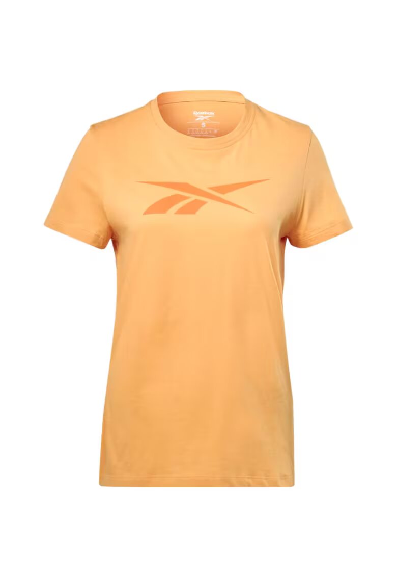 Reebok Tricou sport dama - TE Graphic Tee - Vector - Bumbac - Portocaliu