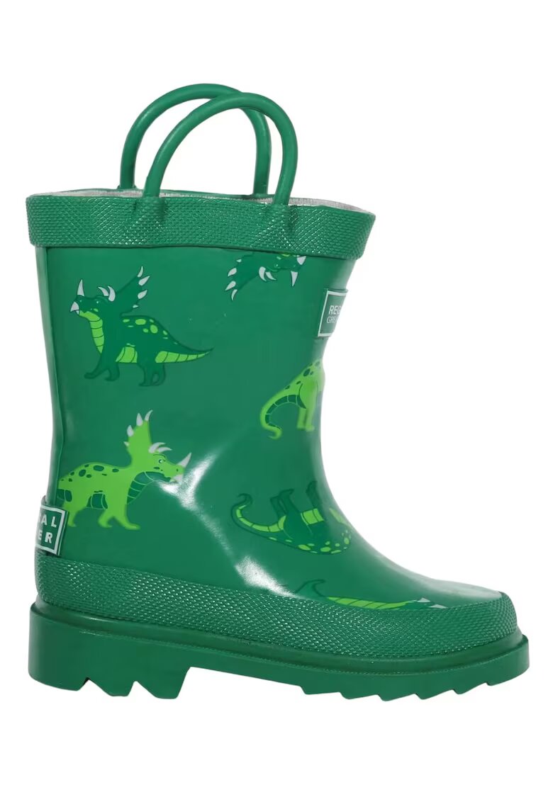 Regatta Cizme copii Minnow impermeabile - cauciuc - verde - slip-on - model animal