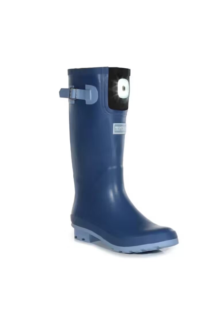 Regatta Cizme de ploaie Fairweather Shine - impermeabile - cu iluminare - albastru - material sintetic