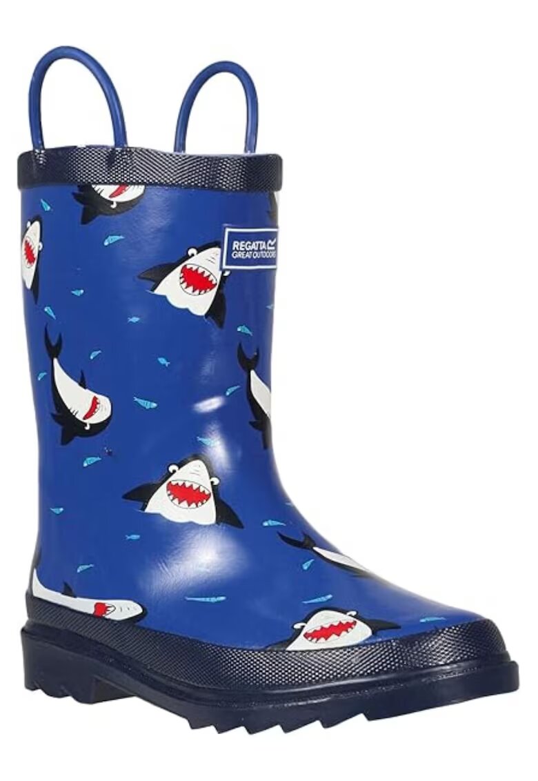 Regatta Cizme Wellington copii impermeabile - bleumarin - cauciuc - slip-on -