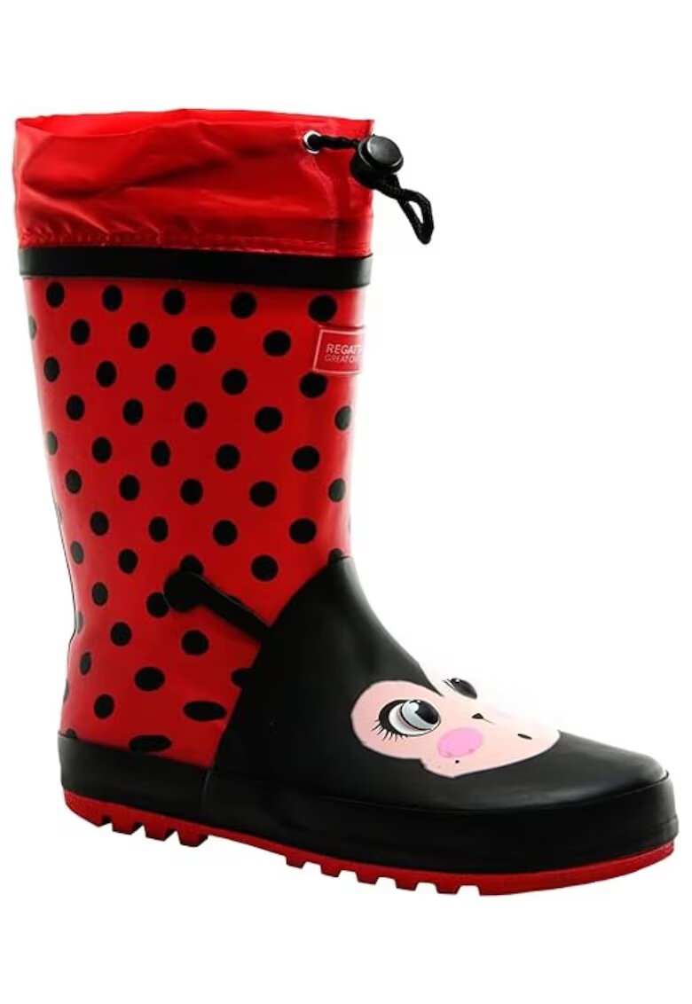 Regatta Cizme Wellington copii impermeabile - rosu - cauciuc - slip-on