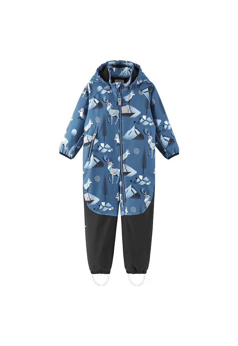 Reima Salopeta pentru copii - unisex - poliester/elastan - bleumarin/negru