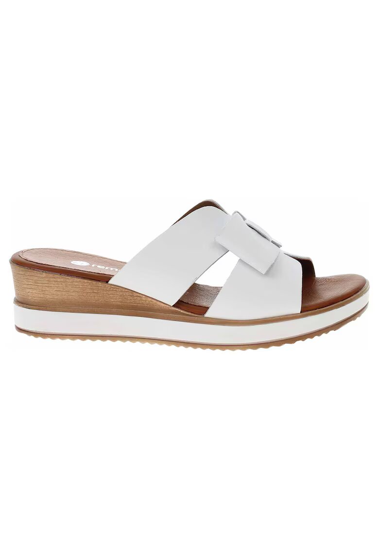 REMONTE Papuci dama - Piele - D6456-00 - alb - Alb