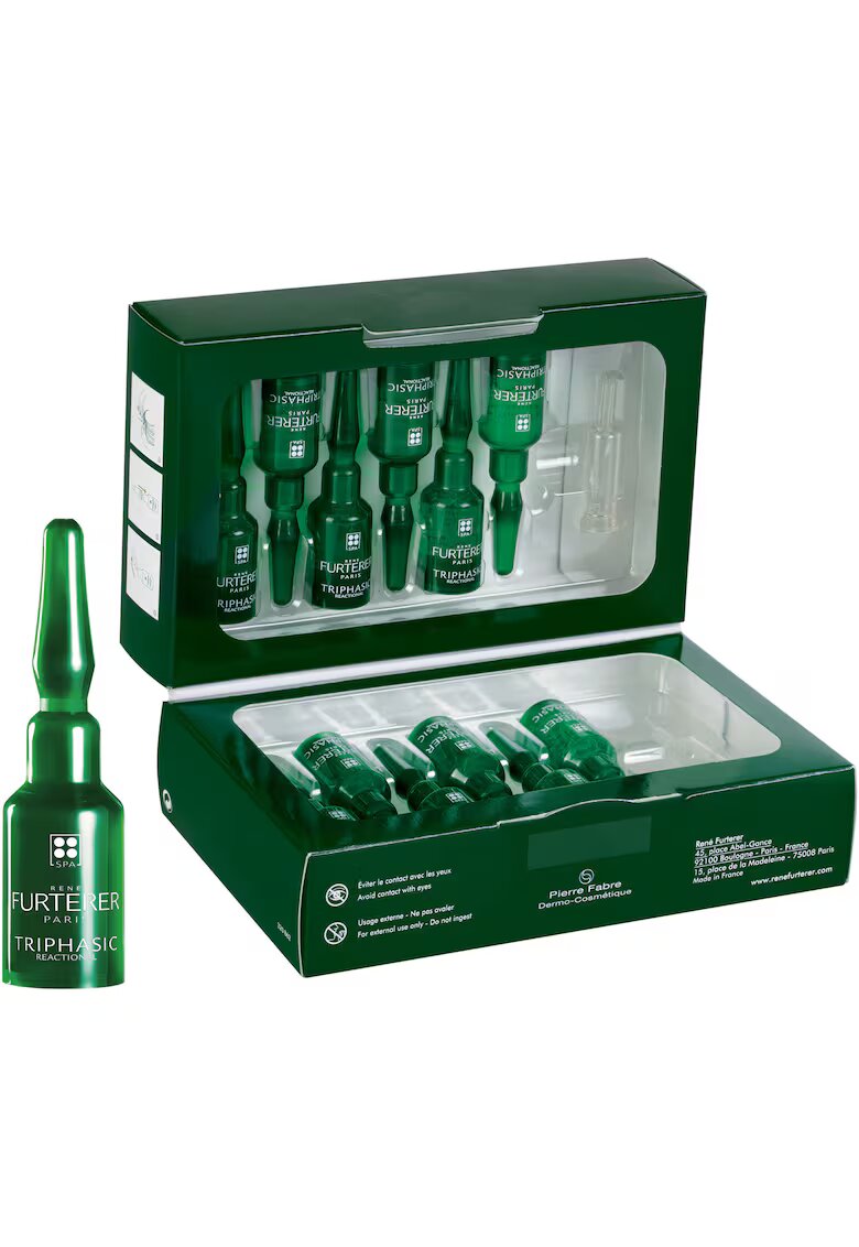 Rene Furterer Ser concentrat 2-in-1 impotriva caderii parului Triphasic Reactional - e - 12x 5ml