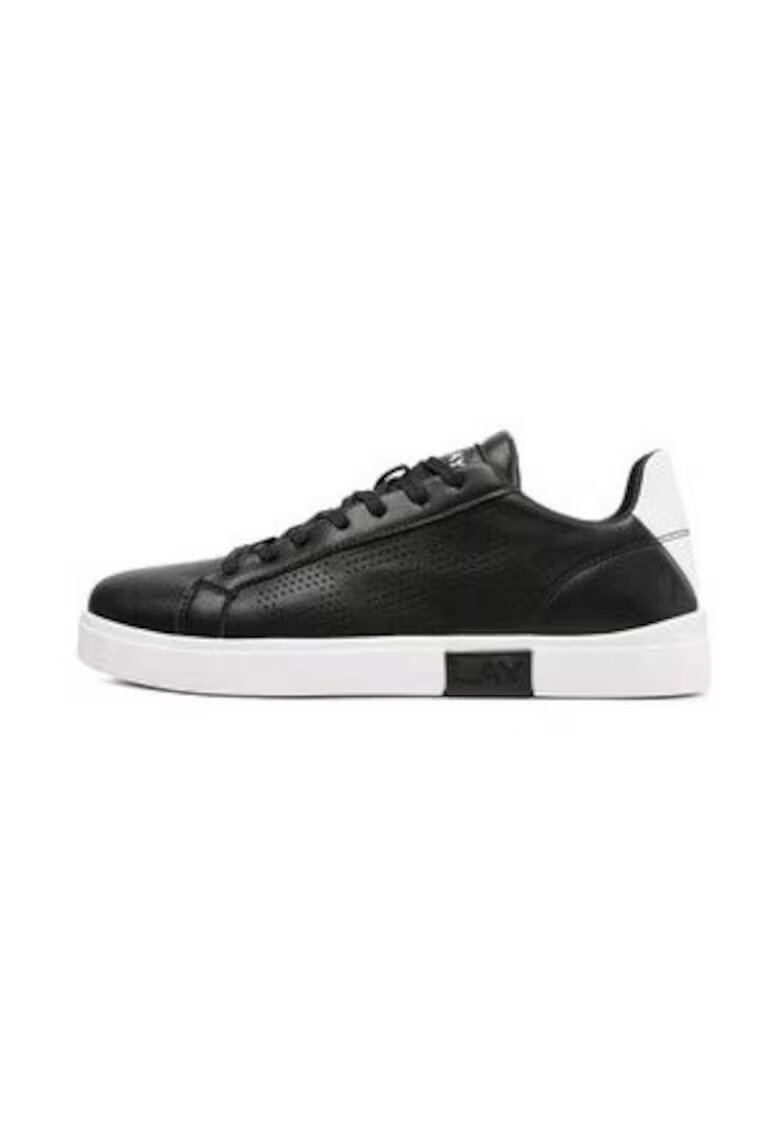Replay Pantofi sport barbati 303217747 - Piele naturala - Negru - Negru