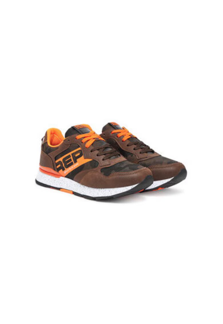Replay Pantofi sport barbati - GMS68 .000.C0096T - Textil - Maro