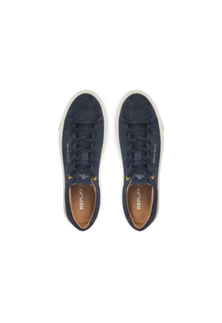 Replay Pantofi sport barbati - GMZ6U .000.C0001L - Piele naturala - Bleumarin - Bleumarin