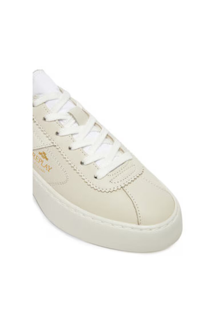 Replay Pantofi sport dama - GWSE4 .000.C0002L - Piele naturala - Ecru