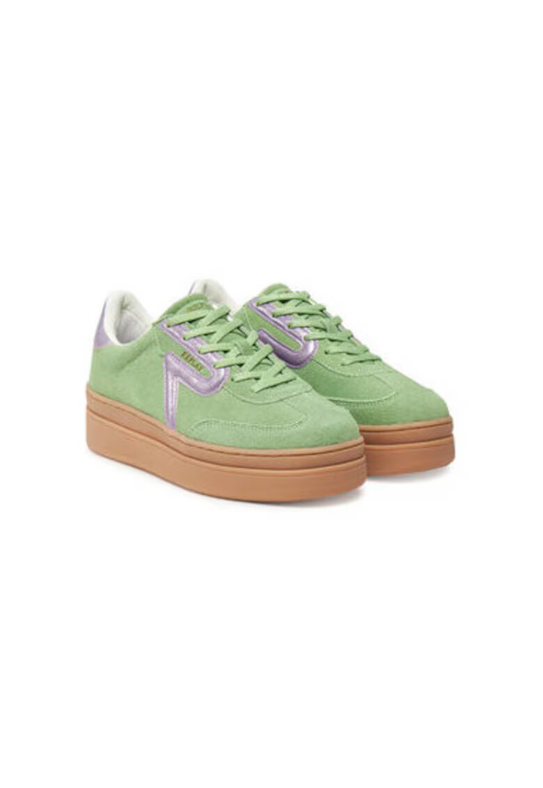 Replay Pantofi sport dama - GWZ6O .000.C0004L - Piele naturala - Verde