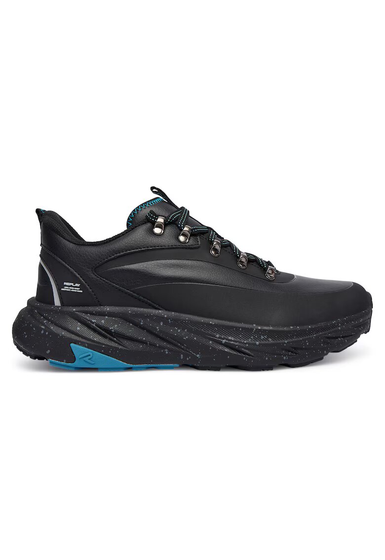 Replay Tenisi barbati piele naturala - negru - GMSH4.000.C0002L