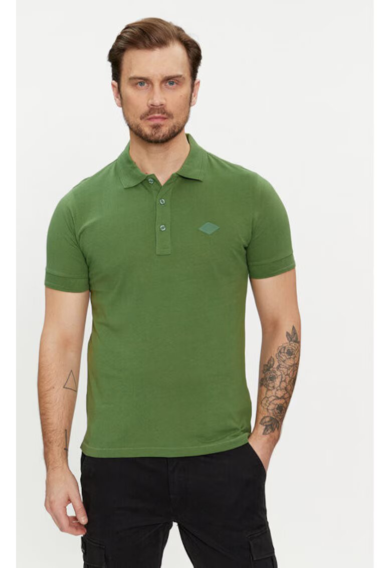 Replay Tricou barbati - 303873271 - Bumbac - Verde - Verde