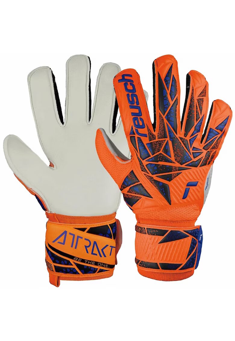 Reusch Manusi portar Attrakt Solid - portocaliu/alb - Portocaliu | Alb