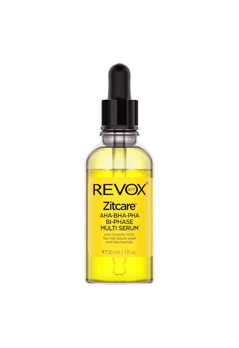 Revox Ser bifazic cu AHA BHA PHA Zitcare - 30 ml -