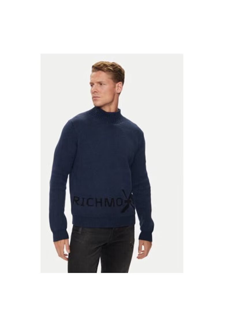 Richmond X Bluza barbati - 304370625 - Bumbac/Nylon - L INTL - Albastru