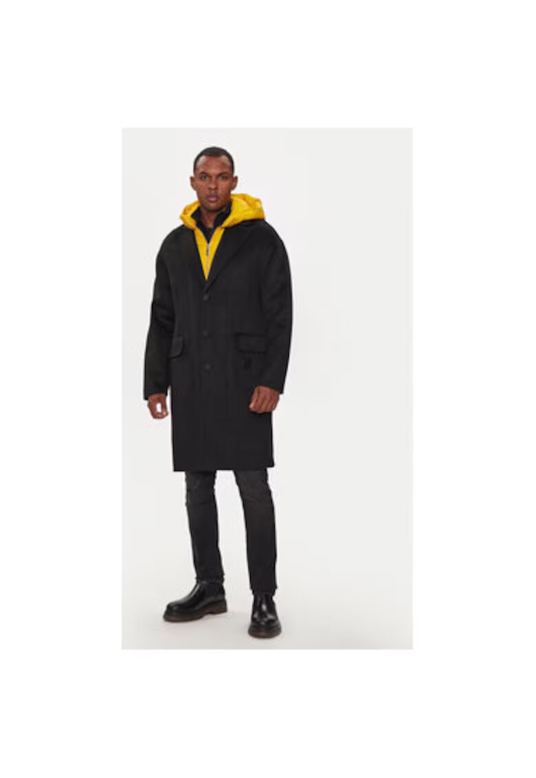 Richmond X Palton barbati - 304370847 - Lana - Negru - Negru