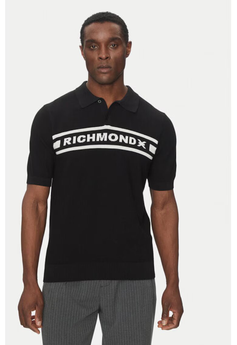 Richmond X Pulover barbati - 305347923 - Bumbac - Negru - Negru