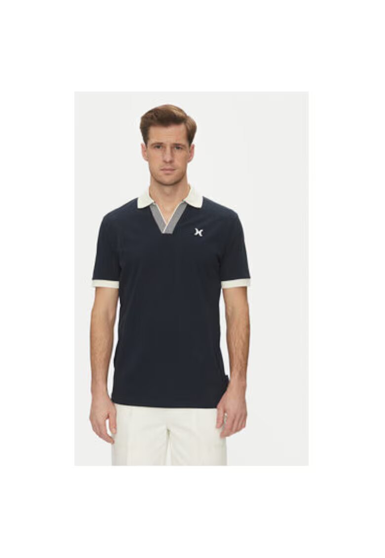 Richmond X Tricou polo barbati UMP25168PO - Bumbac - Bleumarin - Bleumarin