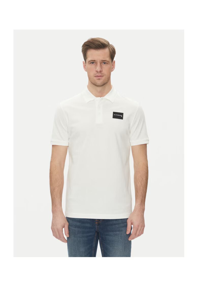 Richmond X Tricou polo barbati UMP25170PO - Bumbac - Alb - Alb