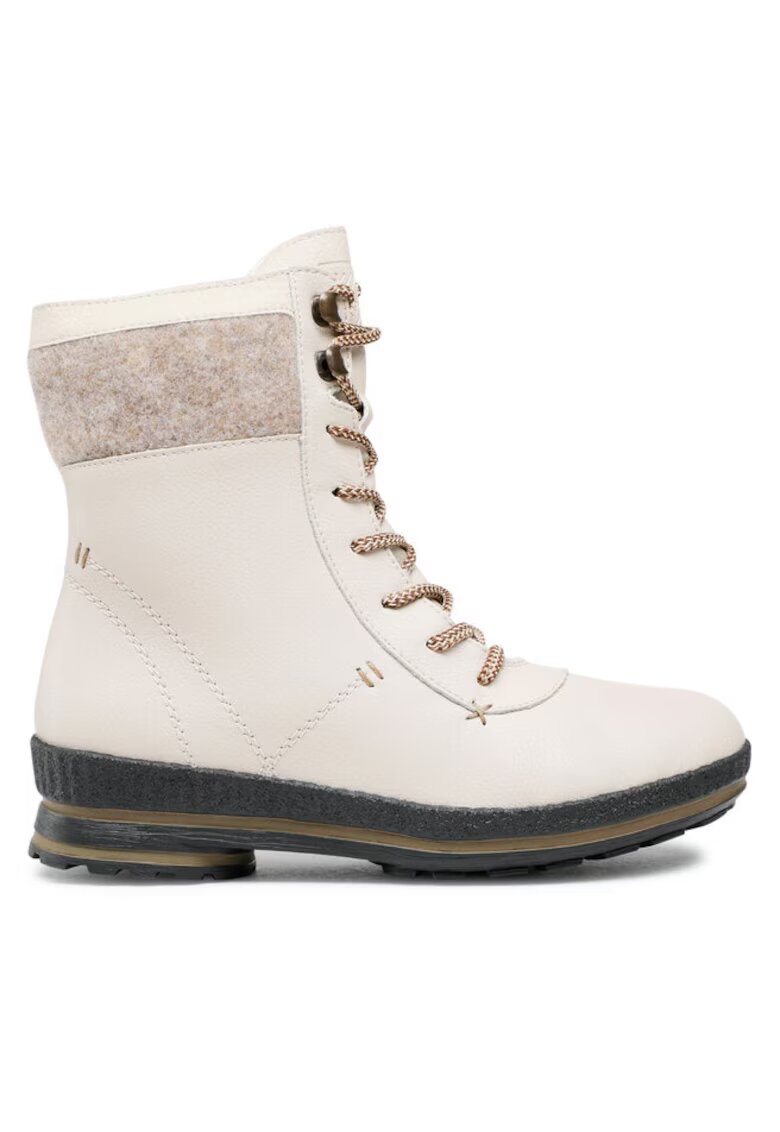 Rieker Botine dama - 30108695636 - Piele naturala - Bej