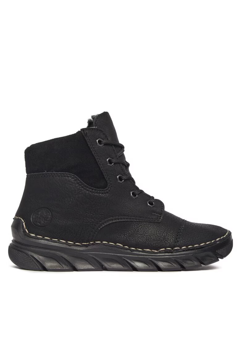 Rieker Botine dama - 30322368738 - Piele ecologica - Negru