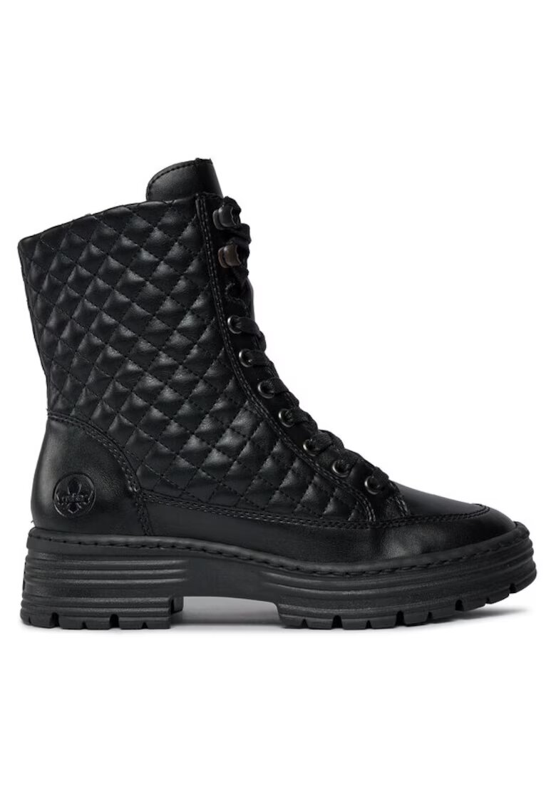Rieker Botine dama - 30324338838 - Piele ecologica - Negru