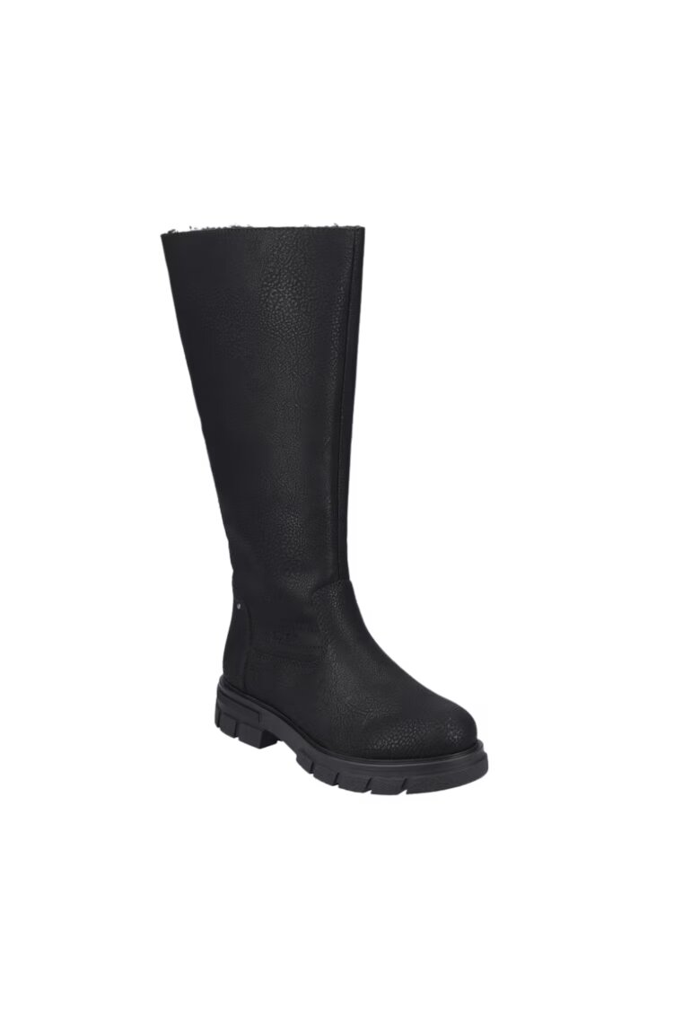 Rieker ﻿Cizme casual - dama - Z9176-00 negru - piele ecologica`` - Negru
