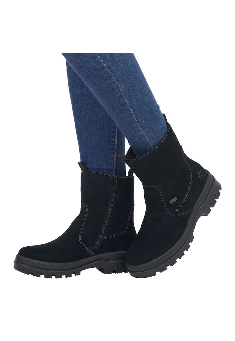 Rieker Ghete dama TEX X8250 00 negru velur