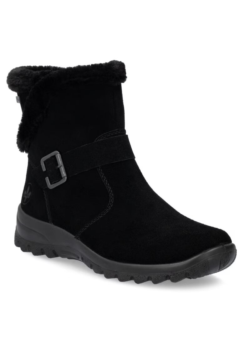 Rieker Ghete de damă din piele cu picioare scurte - cu membrană hidrofugă L7179-00