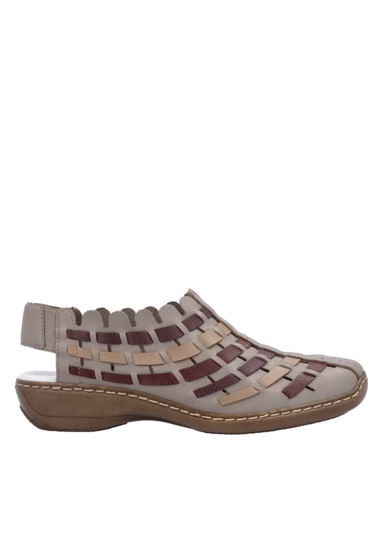 Rieker Mocasini dama - ANTISTRESS - 413V8-64 bej - piele naturala - Bej