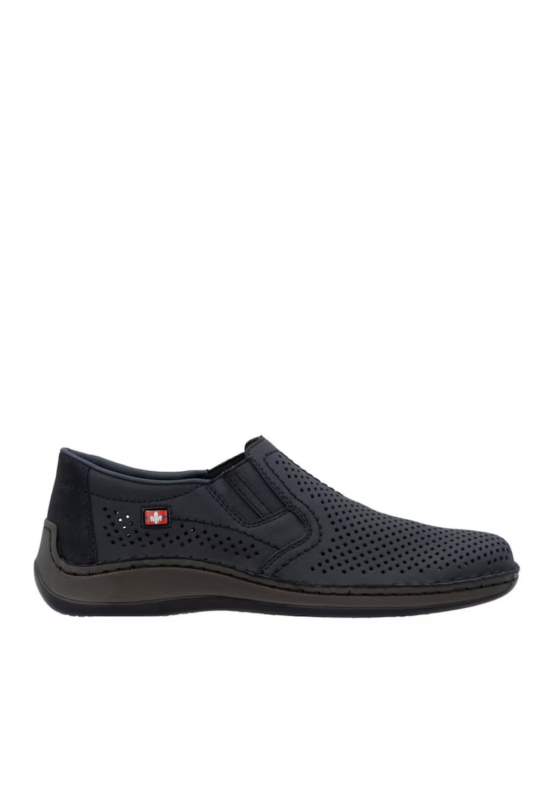 Rieker Pantofi casual - barbati - ANTISTRESS - 05297-14 bleumarin - piele nabuc - Bleumarin
