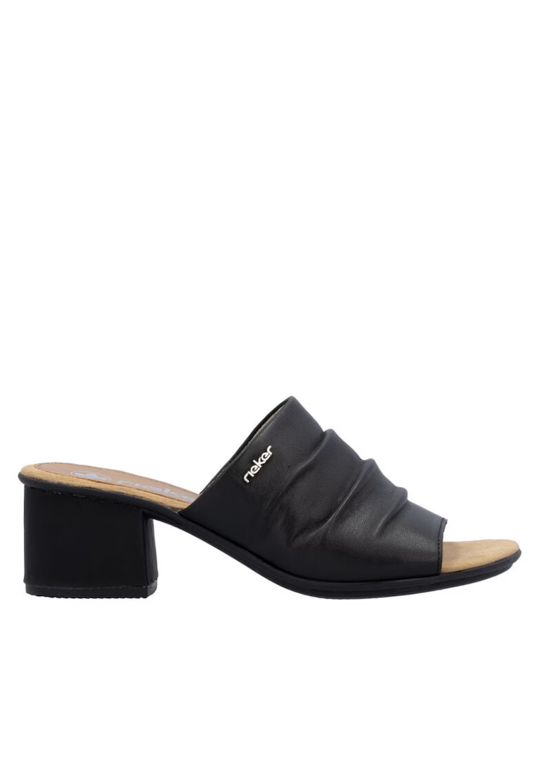 Rieker Papuci casual - dama - ANTISTRESS - 64687-00 negru - piele ecologica - Negru