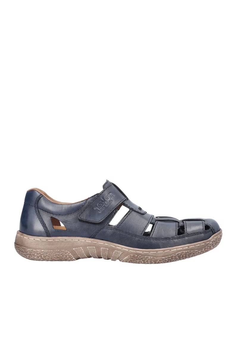 Rieker Sandale casual - barbati - ANTISTRESS - 03578-14 bleumarin - piele naturala - Bleumarin