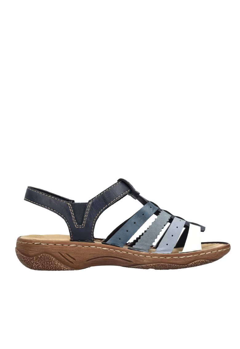 Rieker Sandale casual - dama - ANTISTRESS - V2875-90 bleumarin - piele ecologica - Bleumarin